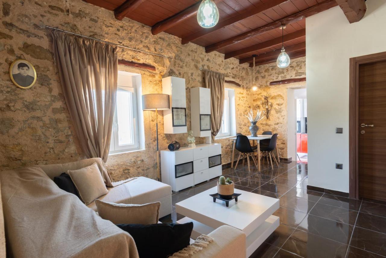 Olea Stone House Near The Sea Villa Notos Bagian luar foto